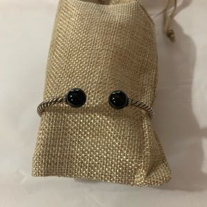 David Yurman Solari bracelet with diamonds and black onyx